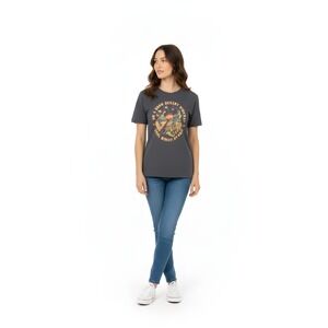 On a Dark Desert Highway Adventure T Shirt Gray Women or Men